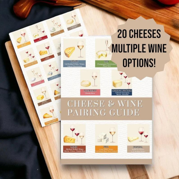 Cheese and Wine pairings table