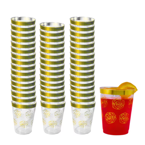 Elegant Disposable Plastic Glasses