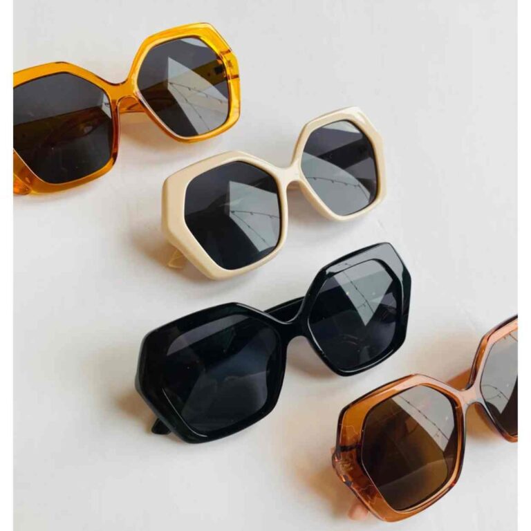 hexagonal shaped sunglasses