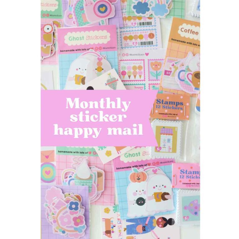 12 Months Mystery Sticker Package