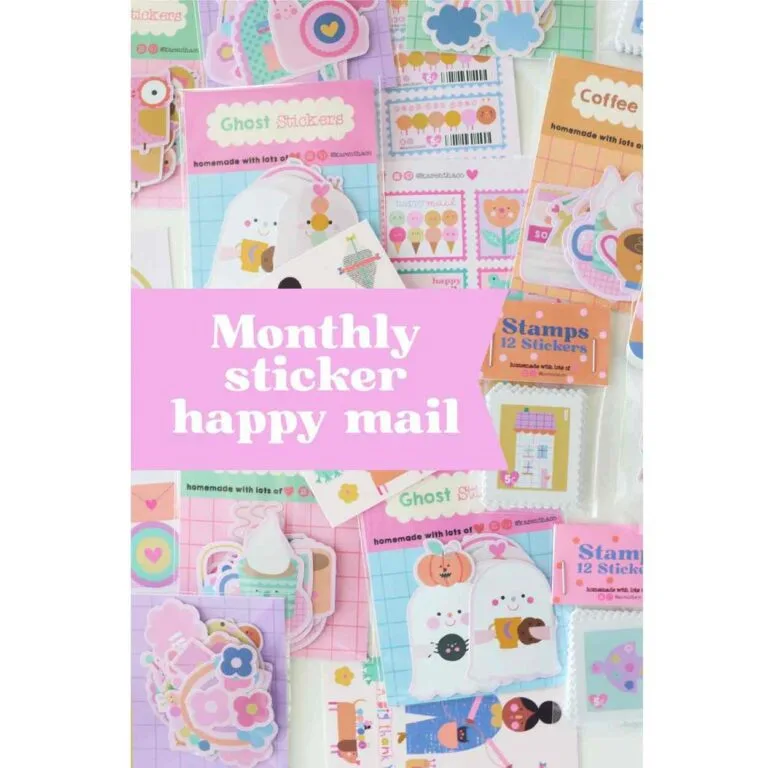 12 Months Mystery Sticker Package
