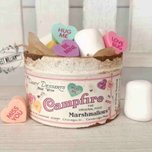 Mini Campfire Marshmallow Sweethearts Tin, Valentines Edition