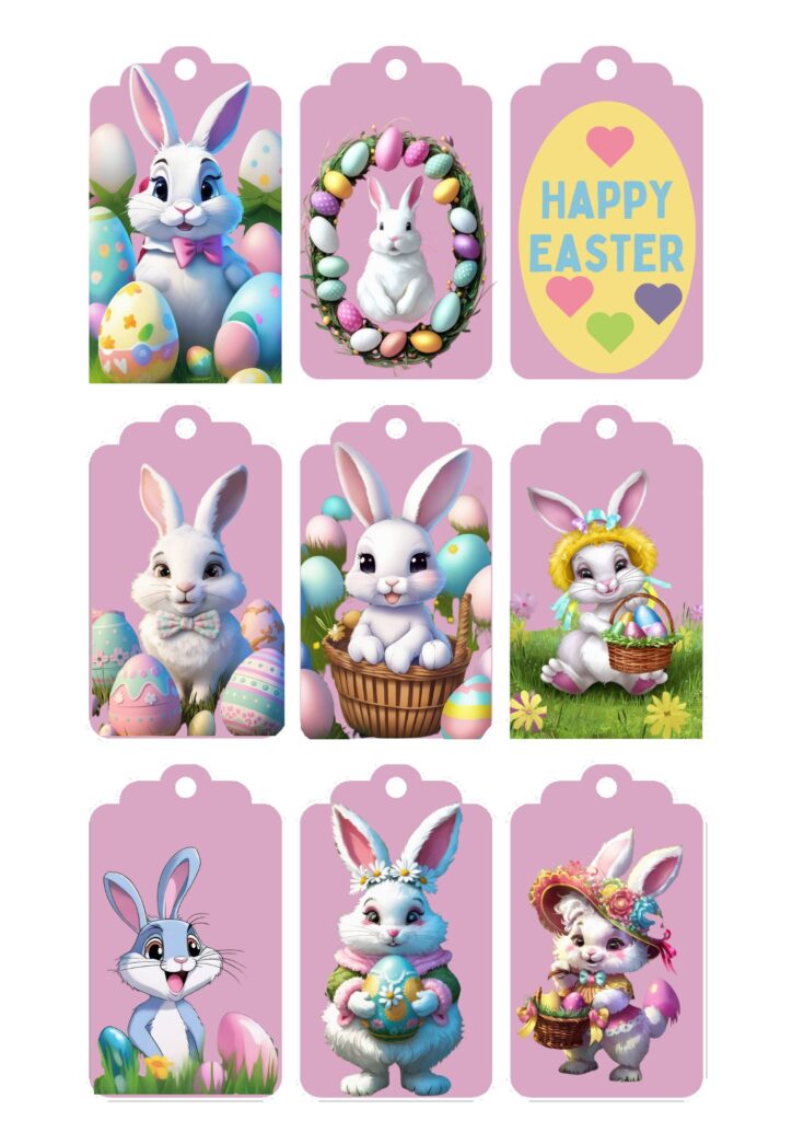 Printable Easter labels