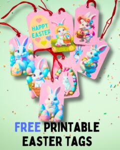 Free printable Easter bunny