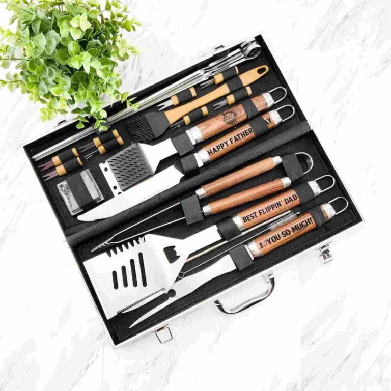 personalized grill set