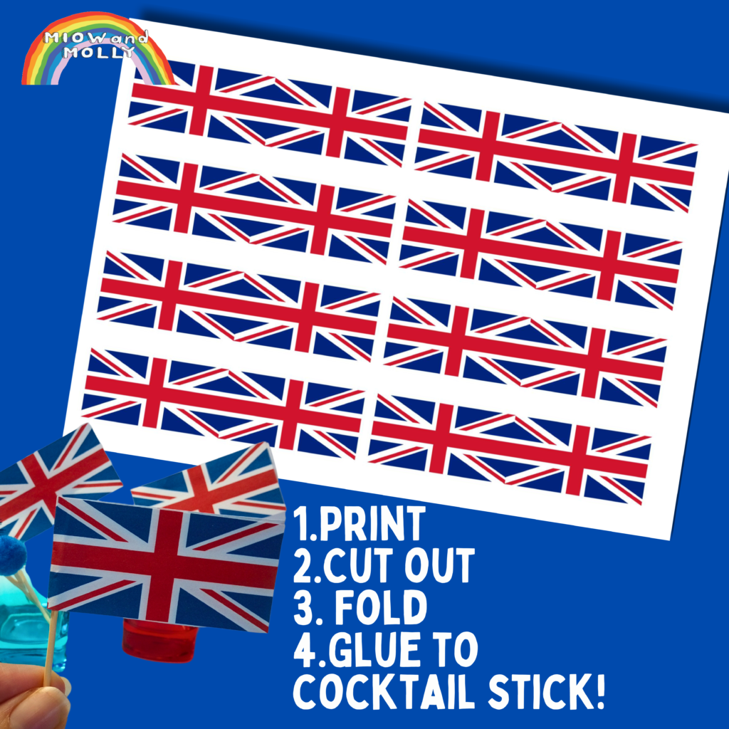 Free printable UK flag
