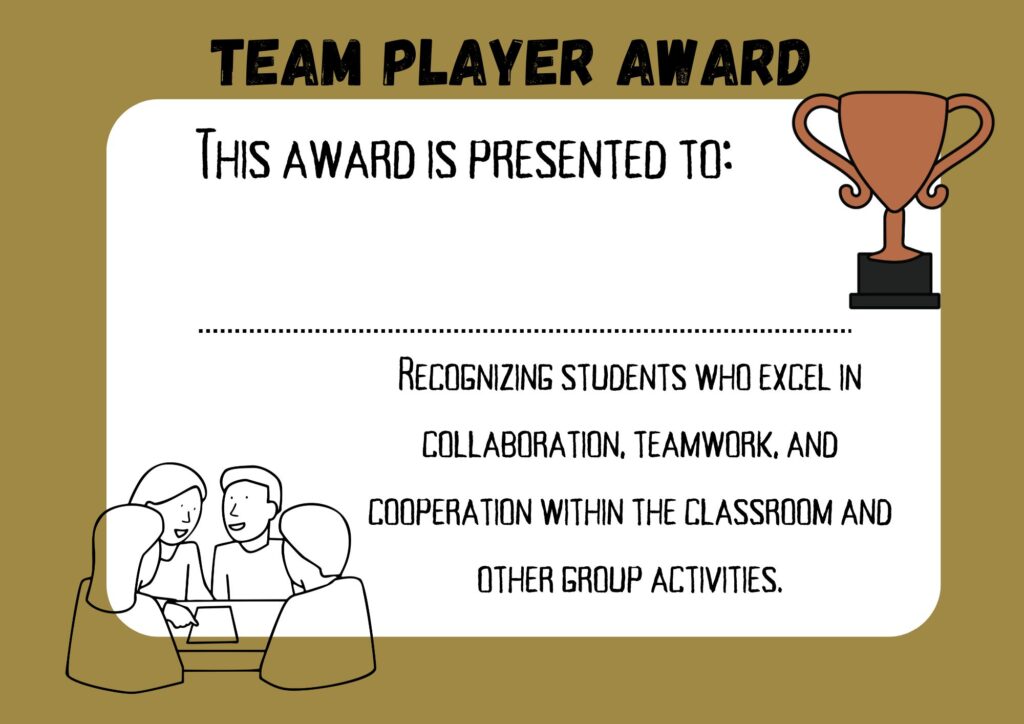 Team player Award