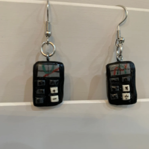 Graphing Calculator Earrings