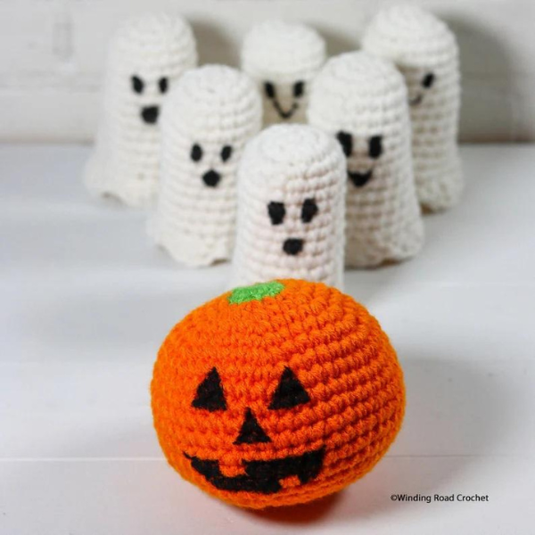 Crochet Halloween Bowling Set Pattern