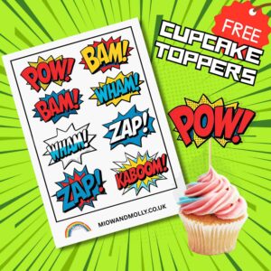 Superhero sayings poster