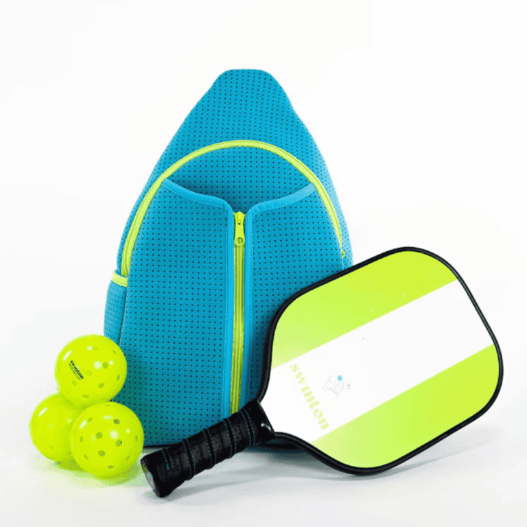 Pickleball bat, bag and balls