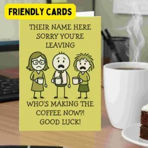 a stickperson on a card