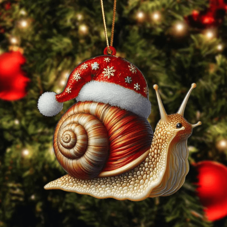 Snail Christmas Ornament