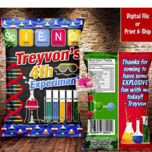 fun science party favor printable