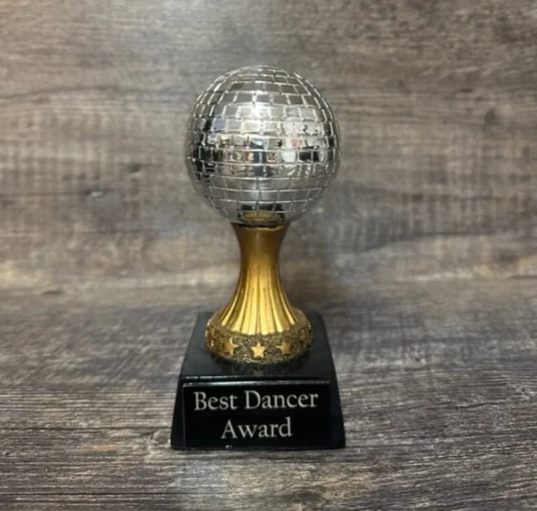 Disco Mirror Ball Dance Trophy Karaoke Best Singer Award Funny Trophy Singing Competition Music Mic Announcer You Rock Emcee Recognition