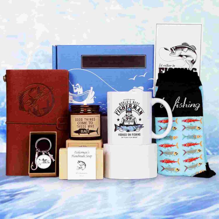 Gifts Set for Men,Dad Gift Box from Son Daughter,Fishing Fisherman Gifts for Father's