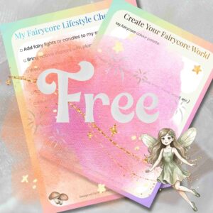 Fairycore Moodboard & Lifestyle Checklist (2 Pages)