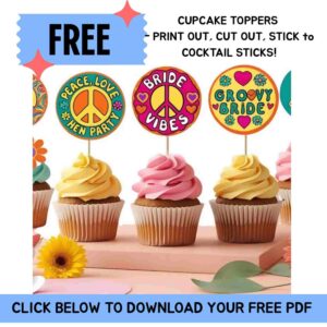 Free cake topper for a bachelorette party