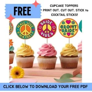 Free cake topper for a bachelorette party