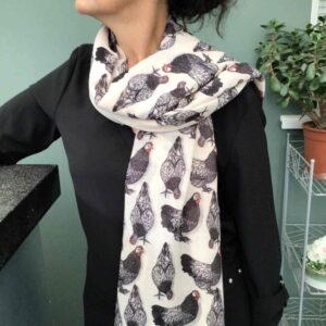 Chicken scarf gift