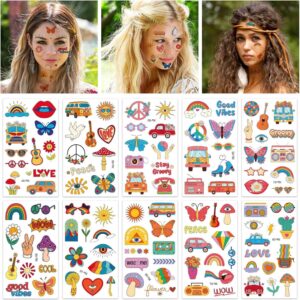 Hippie Temporary Tattoo