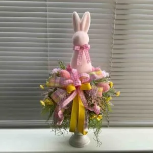 Easter Arrangement,Easter Centrepiece,Rabbit Decor,