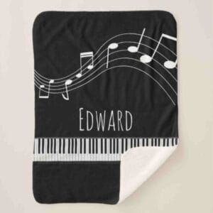 personalise music blanket