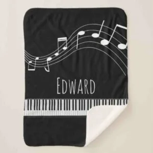 personalise music blanket