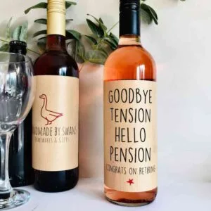 persoanlised wine label