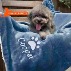 custom name dog blanket