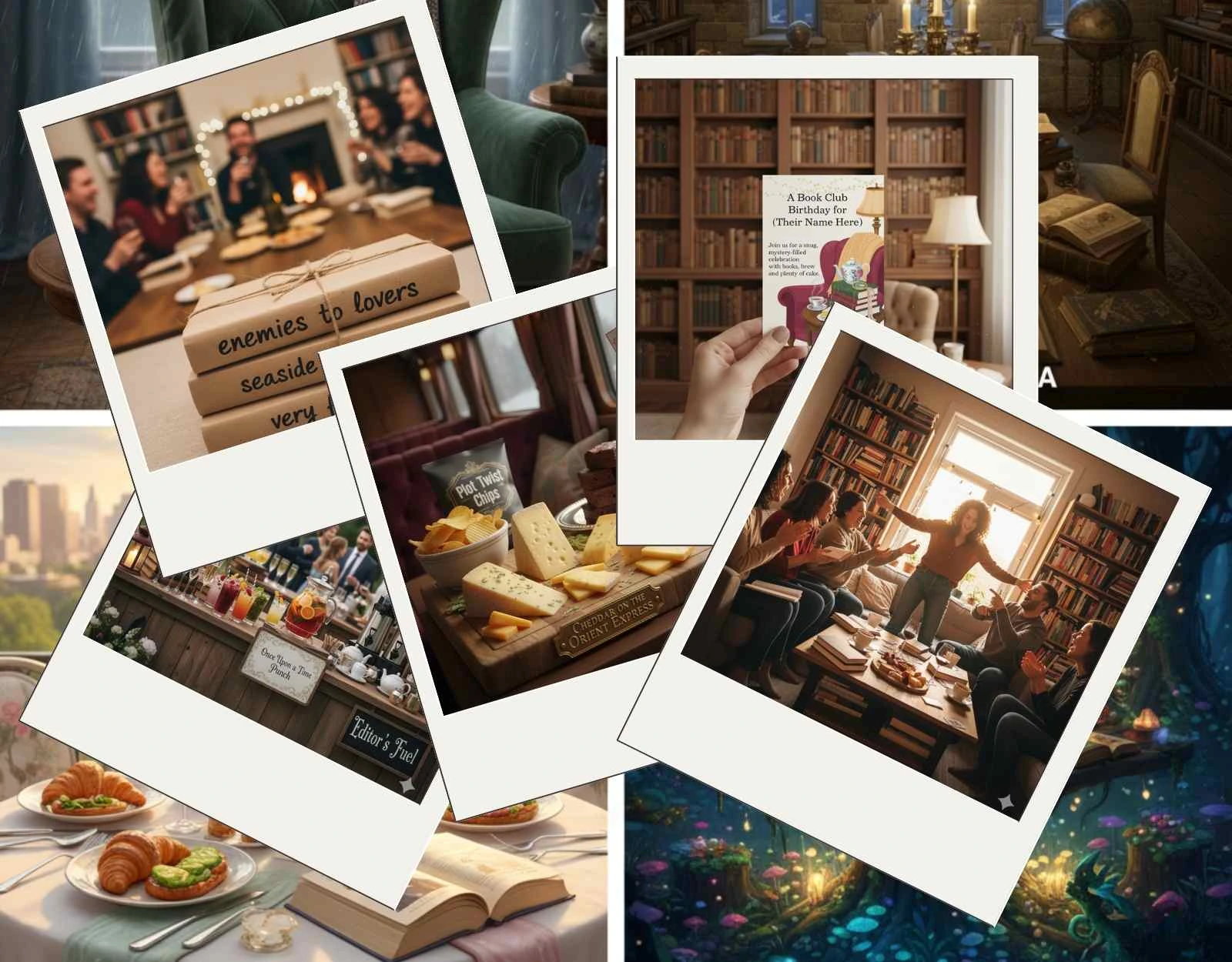 book club party theme for adults