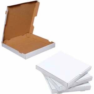 white pizza boxes
