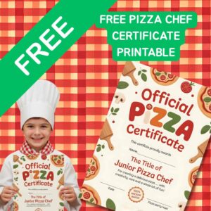 certificate for best pizza