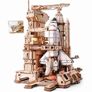 ROKR 3D Puzzle Space Shuttle Wooden Puzzle