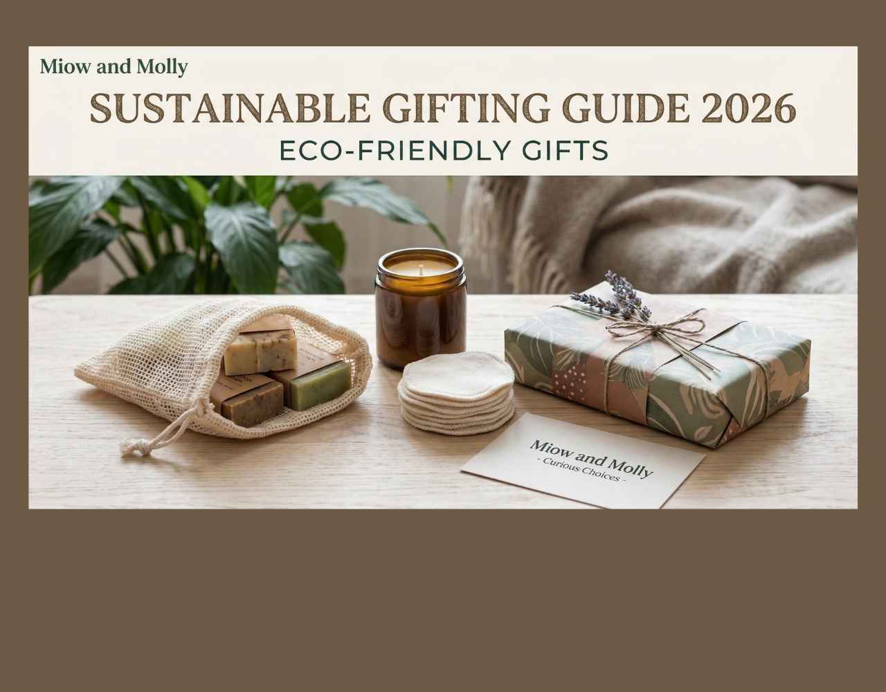 15 eco-friendly sustainable gift ideas for 2026 — Miow and Molly gift guide