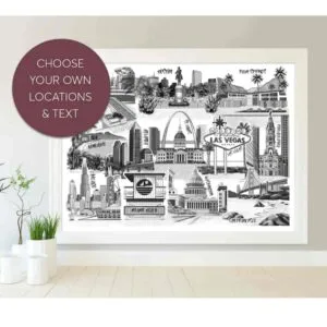 birthday travel map
