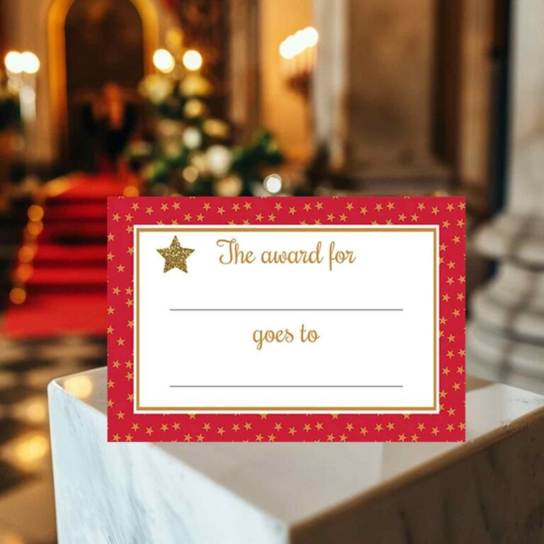 kids award certificate