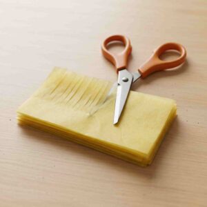 making a paper flower