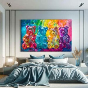 gummy bear art