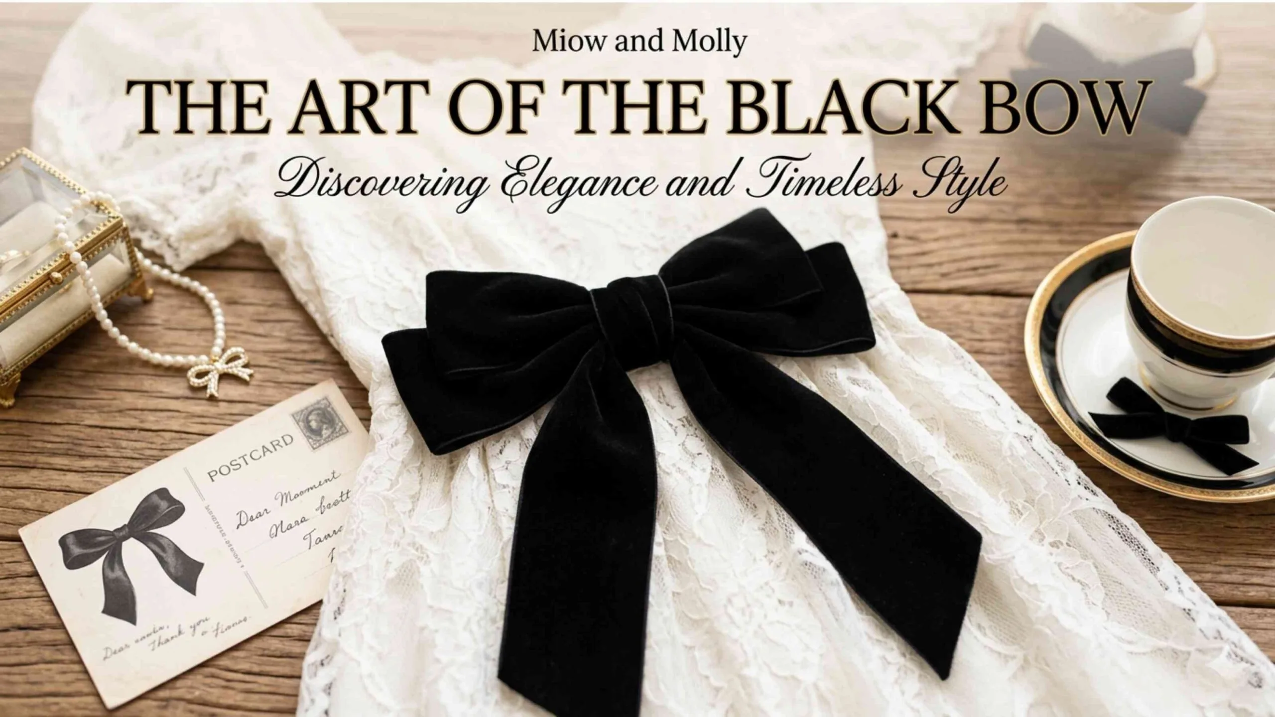 black bow style