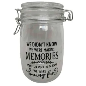 custom memory jar