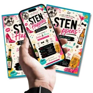 invitations for a joint hen and stag party