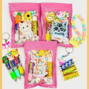 girls cat party favours
