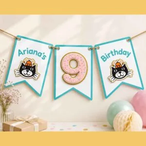 jelly cat bunting