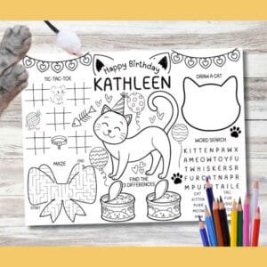 cat party activities