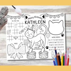 cat party activities