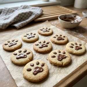 biscuits that look lik epaw prints