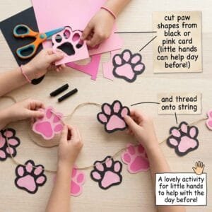 bunting for cat party