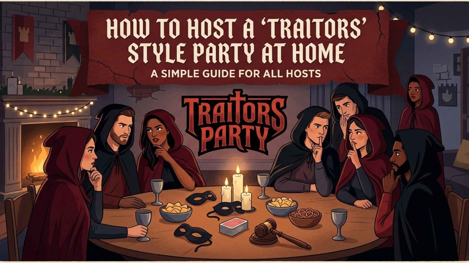 THe traitors party at home